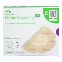 Mepilex Border Flex Schaumverb Haft 7,8x10 cm Oval 5 st