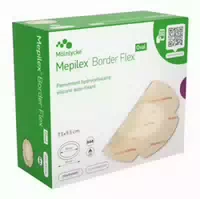 Mepilex Border Flex Schaumverband Haft 13x16 cm Oval