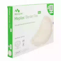 Mepilex Border Flex Schaumverband Haft 15x19 cm Oval
