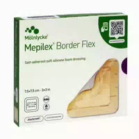 Mepilex Border Flex Schaumverband Haft 7,5x7,5 cm