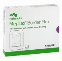 Mepilex Border Flex Schaumverband Haftend 13x16cm