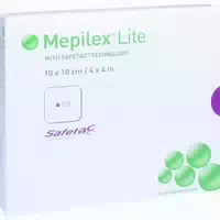 Mepilex Lite Schaumverband 10x10 Cm Steril 5 St Verband