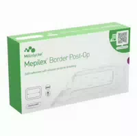 Mepilex Border Post Op Schaumverband Haftend 10x20 Cm