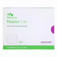 Mepilex Lite Schaumverband 6x8,5 cm Steril 5 st Verband