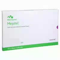 Mepitel Silikon Netzverband 12x15 cm Ste 5 st