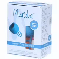 Merula Menstruationstasse Blau Meerjungfrau
