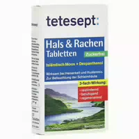 Tetesept Hals & Rachen Tabletten Zuckerf 20 St