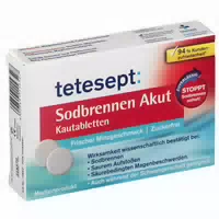 Tetesept Sodbrennen Akut 20 st Kautabletten