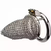 Mesh Chastity Kiotos Mesh Peniskäfig Silber m
