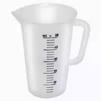 Knobivital Glas 5 cl Messbecher 50 ml