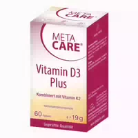 Meta Care Vitamin D3 Plus 10 000 I E 80 Îg K2 Kapseln