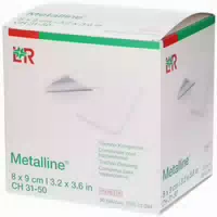 Metalline Tracheo Kompresse 8 cm X 9 cm
