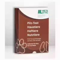 Metalytic Pilz Test für Tiere Hautpilz, Pfotenpilz und Hufpilz | Vollwertiger Labortest