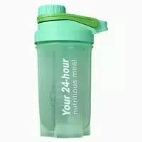 Protein Shaker 600ml für Supplement Shakes mit Drehverschlus 1 st