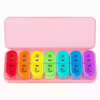 Pillendose Tablettenbox 7 Tage Medikamentenbox Leicht zu Öff 1 st