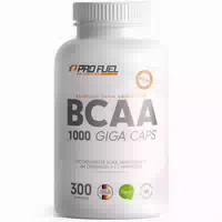Profuel Bcaa 1000 Giga Caps 1000 mg Bcaa Kapseln Laborgeprüft, 100% Vegan