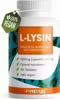Profuel l Lysin Tabletten Optimal Hochdosiert mit 365x 2000 mg Lysin Hcl Pro Tag