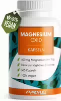 Profuel Magnesium Kapseln 365x 1 Jahr 668 mg Mag Oxid 365 Kapsel