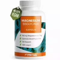 Profuel Magnesium Bisglycinat Kapseln 360 mg Magnesium Pro Tag