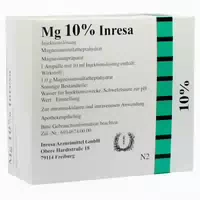 Mg 10% Inresa Injektionslösung 10x10 ml
