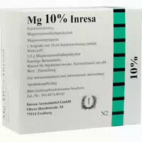 Mg 10% Inresa Injektionslösung 10x10 ml Injektionslösung