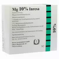 Mg 10% Inresa Injektionslösung