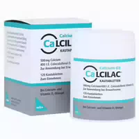 Calcilac 500mg 400 I E 120 st Kautabletten