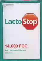 Lactostop 14000 Fcc Tabletten Spender 80 st Tabletten