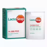 Lactostop 14000 Fcc Tabletten Spender 80 st Tabletten