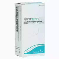 Miclast 80 mg g Wirkstoffhaltiger Nagell Reimport 3 ml