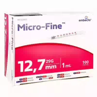 Micro Fine Insulinspritze U40 12,7 mm 100 st