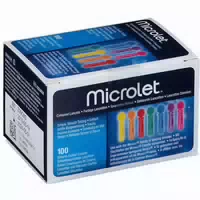 Microlet Lanzetten Farbig 100 st Lanzetten