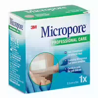Micropore Vliespflaster 2,5 Cmx5 m Haut 1533np 1s