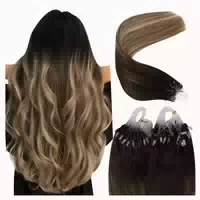 Microring Extensions 35 cm Micro 4 Micro 3 #braun Balayage H 1 st