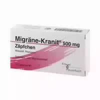 Migräne Kranit 500mg 10 St Suppositorien