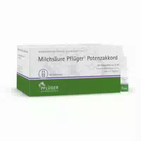 Milchsäure Pflüger Potenzakkord Injektionslösung Ampulle