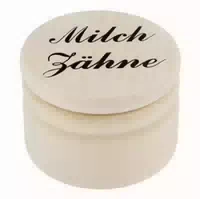 Milchzahndose Holz 2,5 Cm