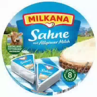 Milkana Schmelzkäse Sahne