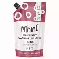Miniml Spülmittel Rhabarber & Zitrone 1l Nachfüllpackung