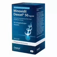 Minoxidil Dexcel 50 mg ml Spray, bei Erblich Bedingtem Haarausfall bei Männern