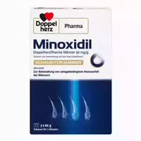 Minoxidil Doppelherzpharma Männer 50 mg g Schaum 3x60 g