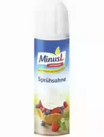 Minus l Sprühsahne 30%
