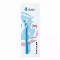 Miradent Interdentalbürste Pic Brush 1er Set Transparent Blau 1 St
