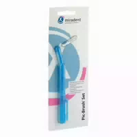 Miradent Interdentalbürste Pic Brush 1er Set Transparent Blau 1 St