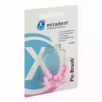 Miradent Interdentalbürsten Pic Brush Ersatzbürsten Xx Fein Pink