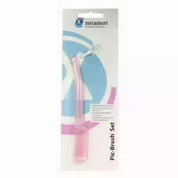 Miradent Pic Brush Set Pink Xx Fine Transparent 1,6 mm