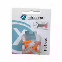 Miradent Interdentalbürsten Pic Brush Ersatzbürsten Konisch Orange 12 st