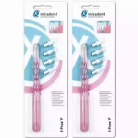 Miradent I Prox Spitzbürsten Kit Pink Transparent 4 Bürsten