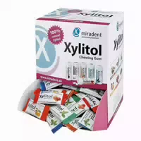 Miradent Xylitol Zahnpflegekaugummi Schüttv Sort