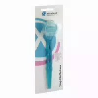 Miradent Zungenreiniger Tongâclin De Luxe Blau Transparent